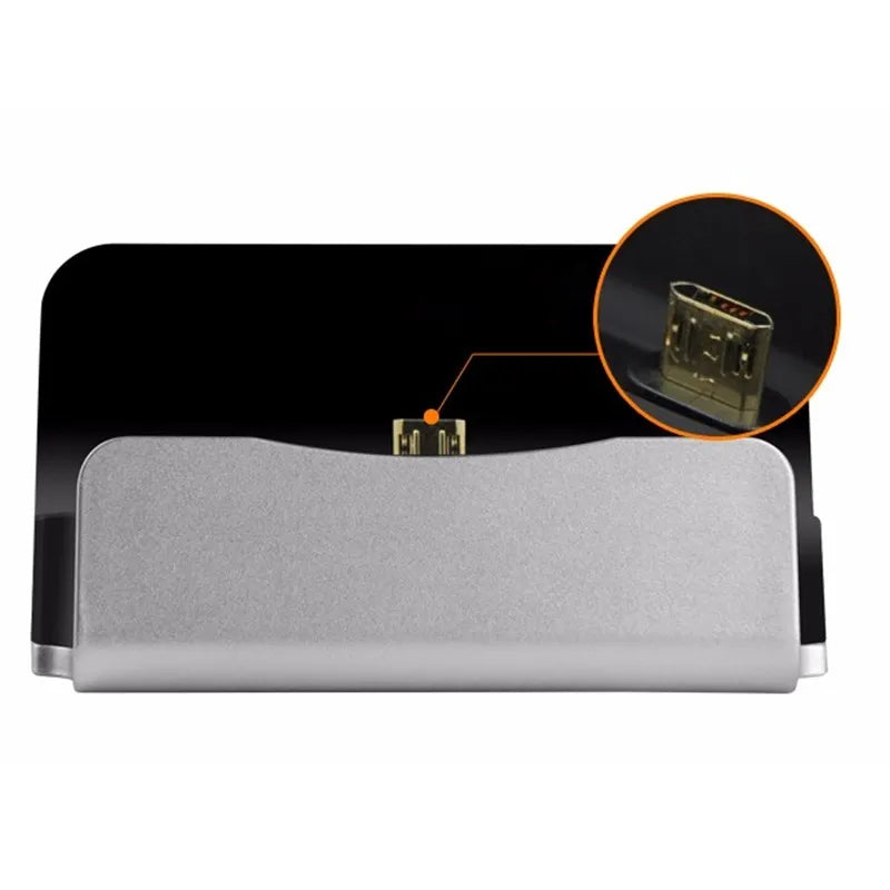 Carregador de mesa de carregamento rápido para Samsung Galaxy A52 A72 A51 A10 A20 A20E A40 A40s A50 A60 A70 A80 A90 M20 M40 Suporte de dock para telefone
