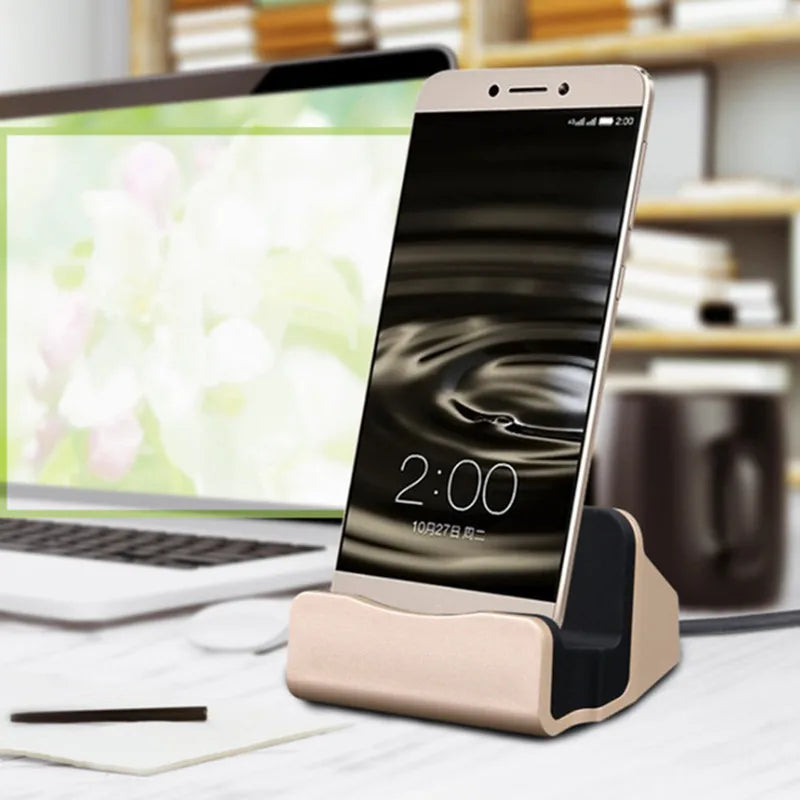 Carregador de mesa de carregamento rápido para Samsung Galaxy A52 A72 A51 A10 A20 A20E A40 A40s A50 A60 A70 A80 A90 M20 M40 Suporte de dock para telefone