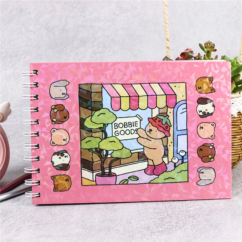 BOBBIE GOODS COLORING BOOK Edição para adultos e adolescentes Livro de colorir Livro de rabiscos educativo.