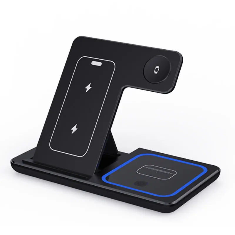 Carregador Sem Fio 3 em 1 30W iPhone/Apple Watch/AirPods