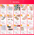 Corretor de joanete, ajustador de polegar,  (1 par / 2 pares)