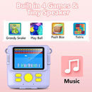 Câmera de Impressão Instantânea Infantil HD 1080P - À Prova de Choque e Bateria Recarregável