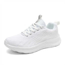 Tênis de corrida feminino verde primavera .