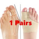 Corretor de joanete, ajustador de polegar,  (1 par / 2 pares)