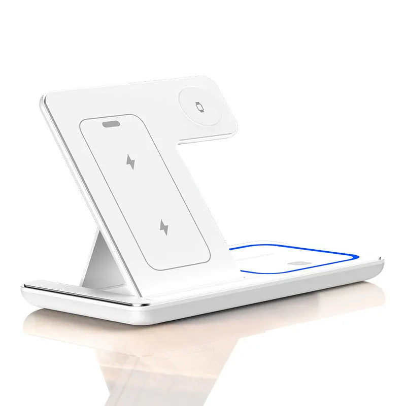 Carregador Sem Fio 3 em 1 30W iPhone/Apple Watch/AirPods