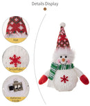 Boneco de Neve Natalino Decorativo com LED - Brilhante e Flocos de Neve Luminosos