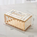 Crystal Tissue Box Nordic Fashionable Office Table Napkins Storage Box Bar Gold Diamond Holder Living Room Bedroom Decor Gift