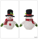 Boneco de Neve Natalino Decorativo com LED - Brilhante e Flocos de Neve Luminosos
